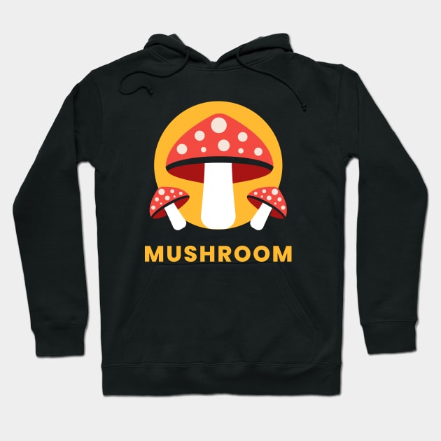 Mushroom amanita muscaria Hoodie by Yeroma